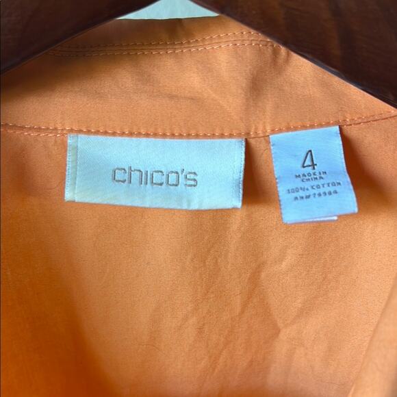 NWOT Chico’s Tangerine Women's Jacket - size 4 (Chico’s sizing) - Picture 2 of 12